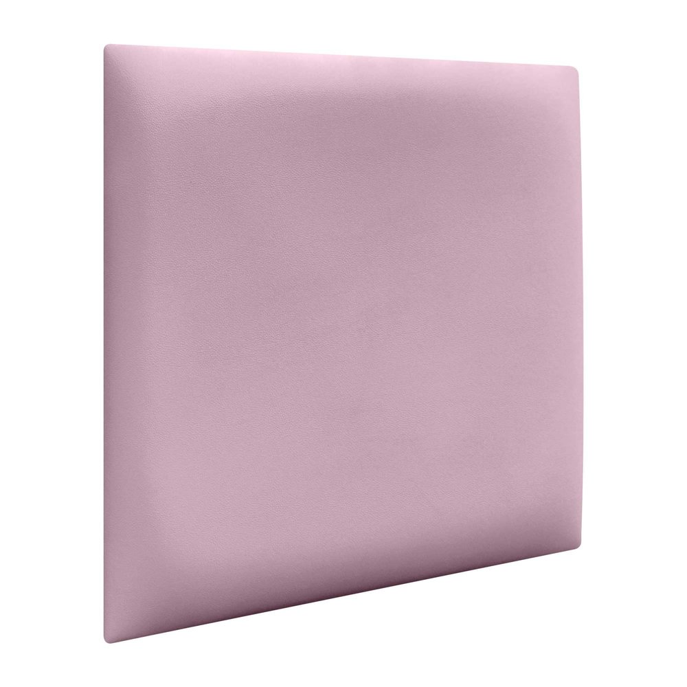 DHOME Self-Adhesive Faux Leather Upholstered Panels, Pink, 50 x 50 cm