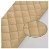 Quilted Faux Leather Upholstery Fabric, Beige, 1.6 x 2 m view 1