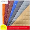 Quilted Faux Leather Upholstery Fabric, Beige, 1.6 x 2 m view 4