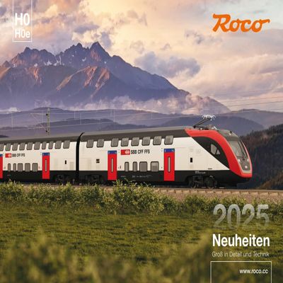 Roco 4100001 New Products Catalog HO/Hoe 2025