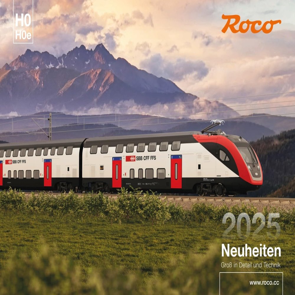 Roco 4100001 New Products Catalog HO/Hoe 2025