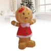 Riuulity 3.9-Ft Inflatable Yard Decoration with Gingerbread Girl and LED Lights, Thickened Outdoor Decoration, Suitable for Parks, Outdoors and More (EU Plug 220–240 V) view 3