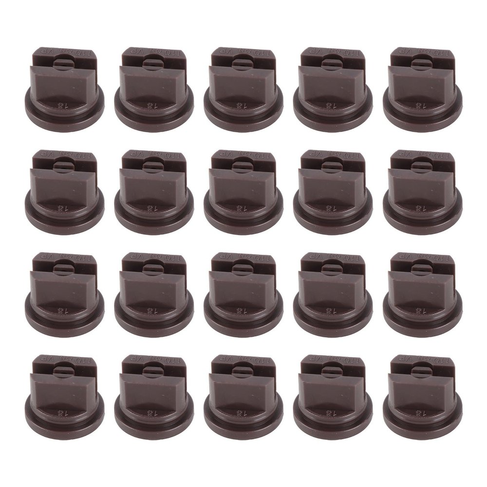 Flat Fan Spray Nozzles, 110°, 20-Pack