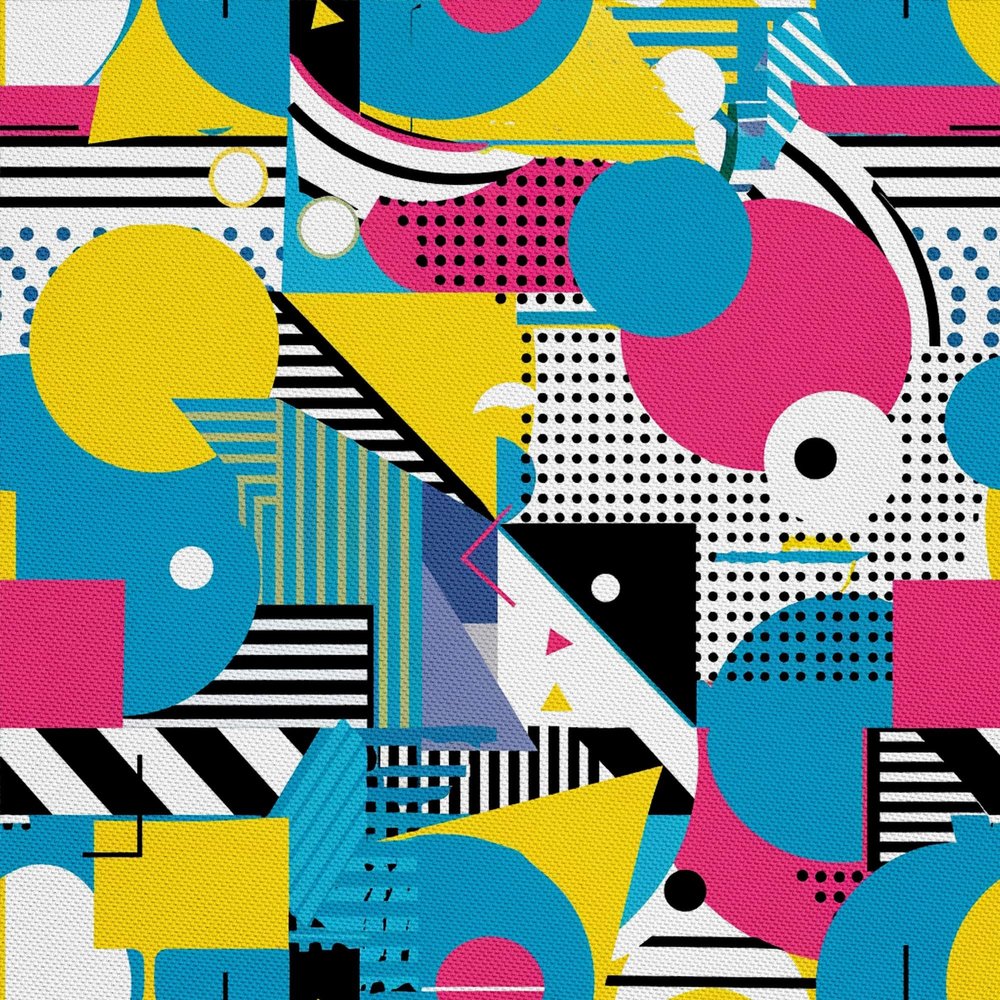 HEKO PANELS Waterproof Oxford Fabric, Geometric, 2 Meters, 155 x 200 cm