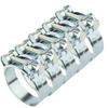 BEGRIS Stainless Steel Hose Clamps, 20–22 mm, 5-Pack view 3