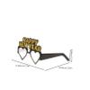 Cabilock 6-Piece 2024 New Year's Eve Paper Party Glasses view 2