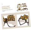 Cabilock 6-Piece 2024 New Year's Eve Paper Party Glasses view 3