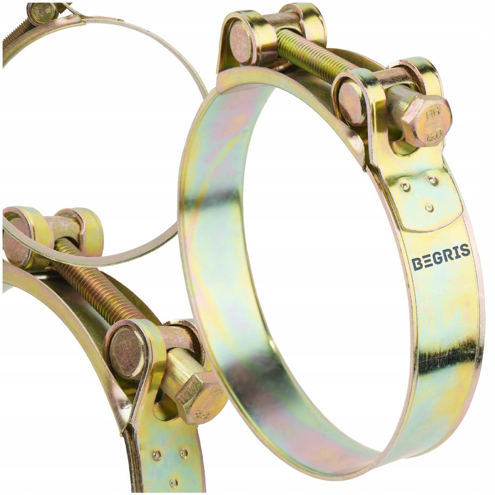 BEGRIS Reinforced SGB Stainless Steel Worm-Drive Hose Clamp, 266–278 mm