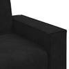 vidaXL 3-Seater Sofa Black 220 x 78 x 84 cm Velvet view 4