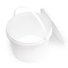 Garronda 8 L Food- and Chemical-Storage Buckets with Lids, White, 50-Pack, GD-0118 view 3