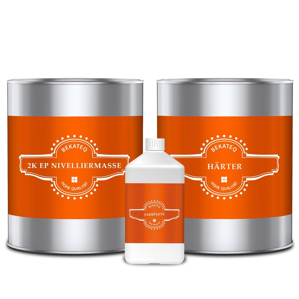 BEKATEQ 2K Epoxy Resin Leveling Compound, 1 kg, Pebble Gray