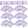 Purple Resealable Packaging Bags with Window, 100 Count view 1