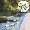 KAILIKETIY Artificial Water Lilies, 9-Piece EVA Floating Set for Garden Ponds view 3