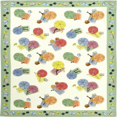 Sander Pebble Beach Dish Towel, Color 55 (Sage) – Beach, Parasol