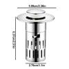 Stainless Steel Kitchen Sink Strainer, Anti-Clogging view 2