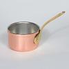 Copper Saucepan with Lid, Brass Handle, Tinned Interior, 10 cm view 2