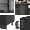 Vicco R-Line Kitchen Unit, Anthracite Country Style/Anthracite, 240 cm view 4