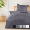 Beautissu 2-Piece Seersucker Bedding Set, Summer, Iron-Free, Skin-Friendly view 1