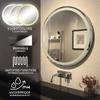 Vicco Lumos Bathroom Mirror with LED Lighting, White, 70 cm view 2