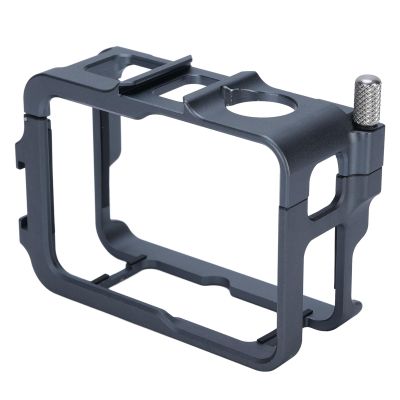 Aluminum Cage for 360 Ace, Ace Pro, and Ace Pro 2 Action Cameras with 1/4-Inch Screw and Cold Shoe Mounts
