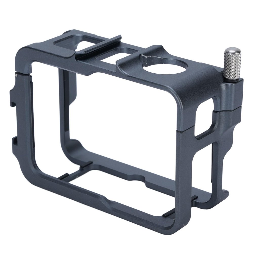 Aluminum Cage for 360 Ace, Ace Pro, and Ace Pro 2 Action Cameras with 1/4-Inch Screw and Cold Shoe Mounts