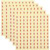 HOUDERCO 60 Red Arrow-Shaped Paper Warning Stickers for Pipeline Flow and Everyday Use view 1