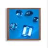 arte-tuo Topaz Picture Frame, 60 x 90 cm, Dark Walnut, Anti-Glare Synthetic Glass view 1