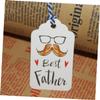 TOVINANNA Father's Day Paper Gift Tags, 100 Pieces view 2