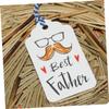 TOVINANNA Father's Day Paper Gift Tags, 100 Pieces view 3