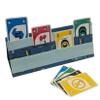 Fabric Playing Card Holder, Handmade, Crocodile view 1