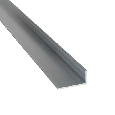 Aluminum Angle Profile | AlMgSi0.5 | EN AW-6060 | Mill Finish/Raw | 120 x 40 x 4 mm | Length: 2,000 ± 5 mm