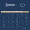 1–20 pcs M3–M12 DIN 933 316/A4 Stainless Steel Hex Head Screws, 8–100 mm (40 mm, M6, 5 pcs) view 3