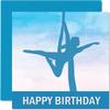 Silks Sport Birthday Card for Boys – Yoga Design, 145 mm view 1