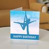 Silks Sport Birthday Card for Boys – Yoga Design, 145 mm view 3