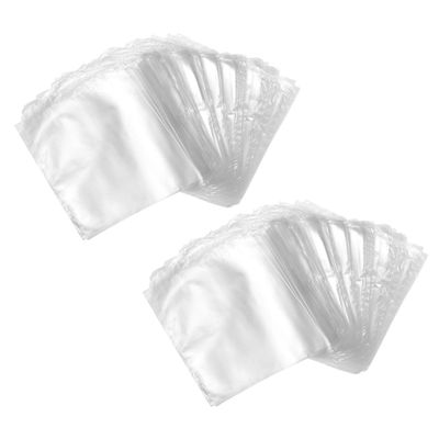 TEMPNAP 200-Piece Transparent Heat-Shrink Waterproof Plastic Film Bags for Home Office