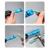 Multifunctional Electric Wire Stripper and Cutter for Stripping, Cutting, and Crimping, 0.9 x 0.9 x 4.3 in view 4