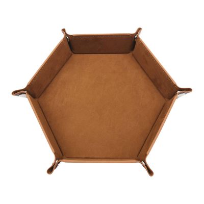 Hexagon Dice Tray and Storage, Dice Rolling Tray