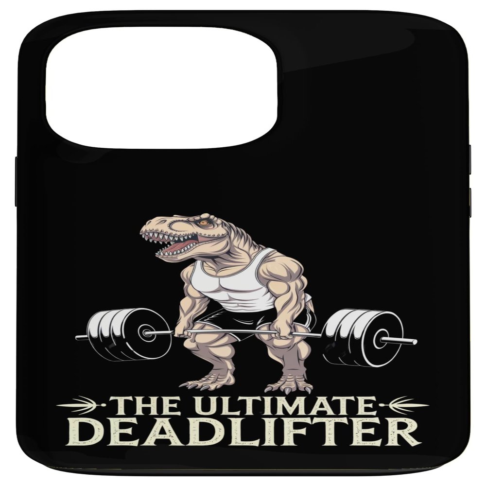 iPhone 13 Pro Case, Stuffed T-Rex Dino, Deadlifter Workout Gym