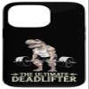 iPhone 13 Pro Case, Stuffed T-Rex Dino, Deadlifter Workout Gym view 1