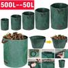 MNEVZX 50/100/200/300/400/500L Reusable Garden Waste Bag, Large-Capacity Waterproof Leaf Bag (50L) view 2