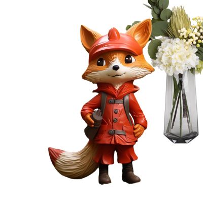 Resin Animal Figurines, 3D Cartoon Miniature Home Decor