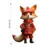 Resin Animal Figurines, 3D Cartoon Miniature Home Decor view 4