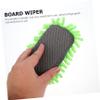 Pack of Chenille Whiteboard Erasers, Green Sponges view 3