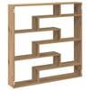 HEFZGDB 7-Compartment Cube Wall Shelf, Artisan Oak view 1
