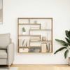 HEFZGDB 7-Compartment Cube Wall Shelf, Artisan Oak view 3