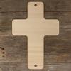 Christian Wooden Cross Shapes, 3 mm, Rounded Corners, 18 x 12.6 cm, 2 Holes, 10 Pieces view 4