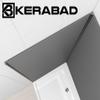 Kerabad Aluminum Profile System for 3 mm Panels, Black Baseboard Profile, 1 m view 4