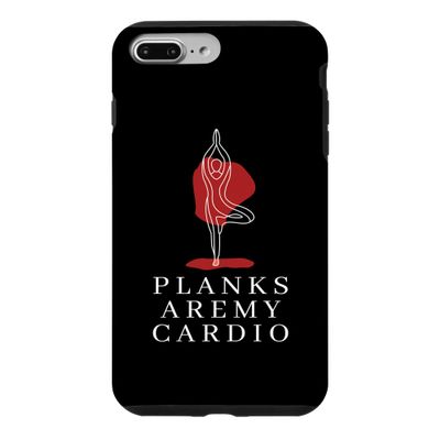 Case for iPhone 7 Plus/8 Plus PLANKS ARE MY CARDIO