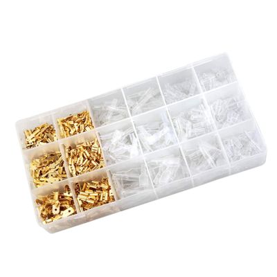 600-Piece Copper Terminal Connector Kit, Insulated Terminals