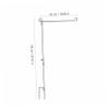 BAZEITFLOW Black Iron Garden Flag Holder, Weather-Resistant and Sturdy view 2